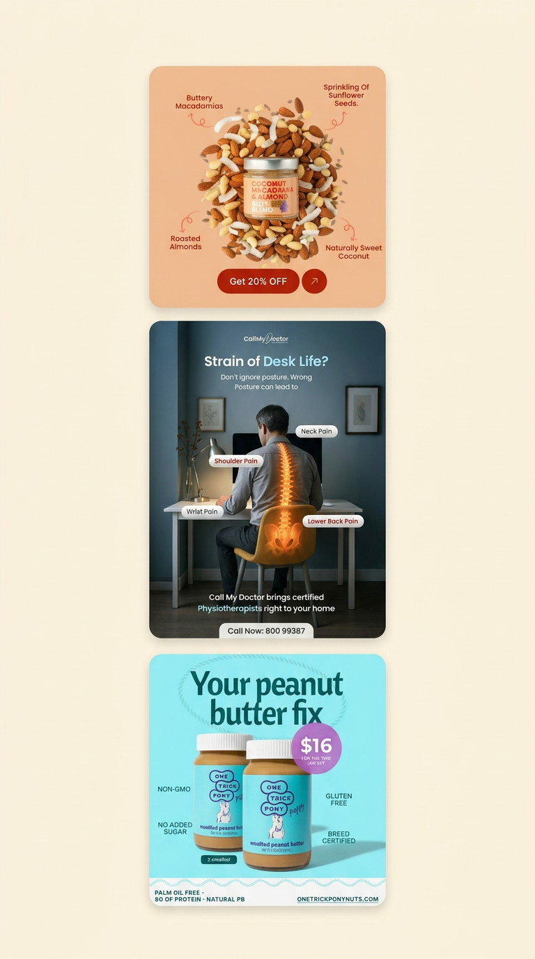 Static post ad generator